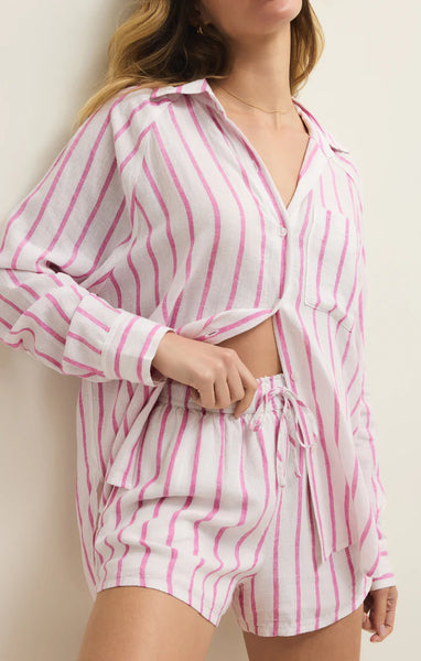 Perfect Linen Striped Top