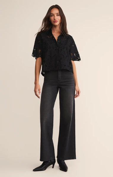 Midnight Lace Top