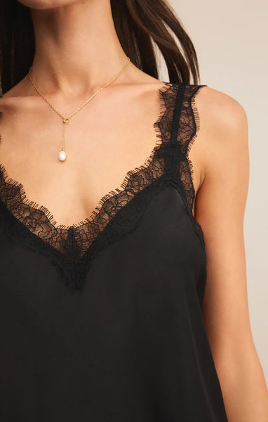 Uma Lace Satin Cami