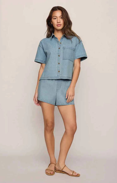 Everyday Denim Button Up