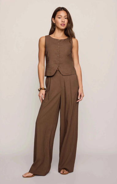 Roman Linen Vest