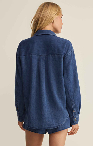 The Perfect Twill Button Up