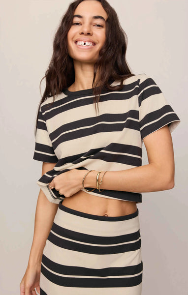 Stellan Striped Jersey Tee