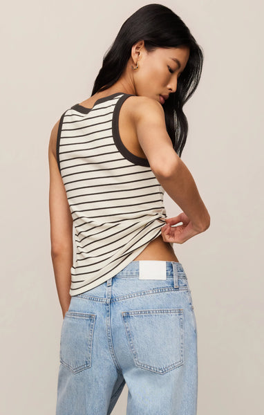 Rowe Striped Scoop Tank
