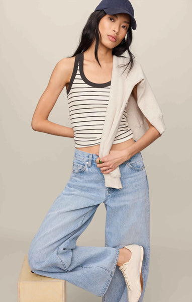 Rowe Striped Scoop Tank