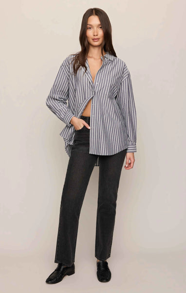 The Gallery Striped Button Up