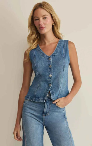Porto Denim Tank Vest