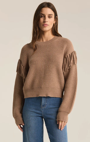 ON THE FRINGE SWEATER