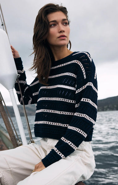 ESTERO STRIPE SWEATER