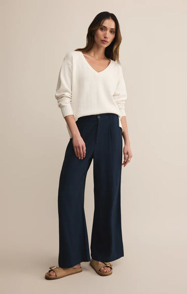 All Around Cotton V-Neck Sweater