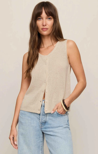 Syd Linen Knit Tank Vest