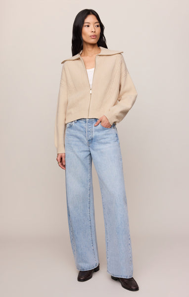 Silverlake Zip Cardigan