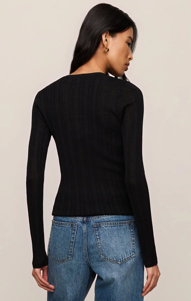 Rowena Fine Knit Henley