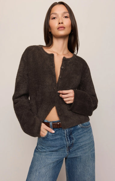 Winterglow Fluffy Cardigan