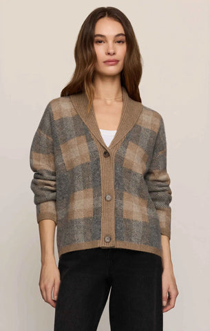 Ludlow Plaid Cardigan