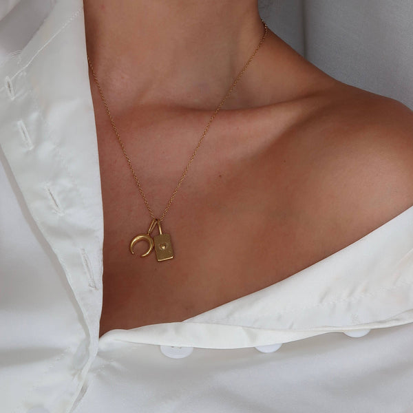 ‘I am one of a kind’ Affirmation Necklace- Gold