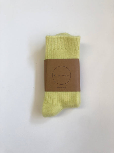 ANGORA WOOL SOCKS - snow pastel: Tulip 🌷 / One size - M/L