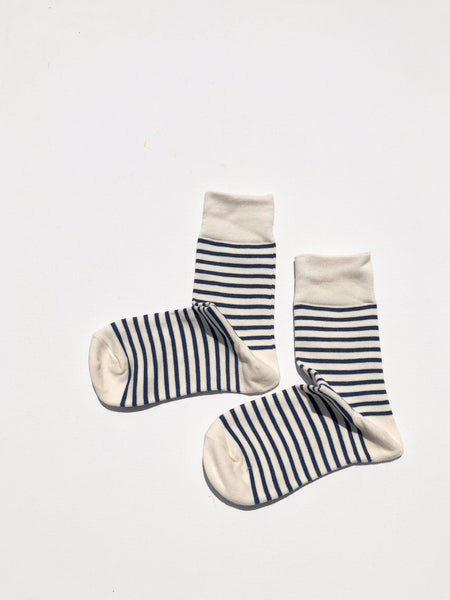 COLOR STRIPE SOCKS: Burgundy