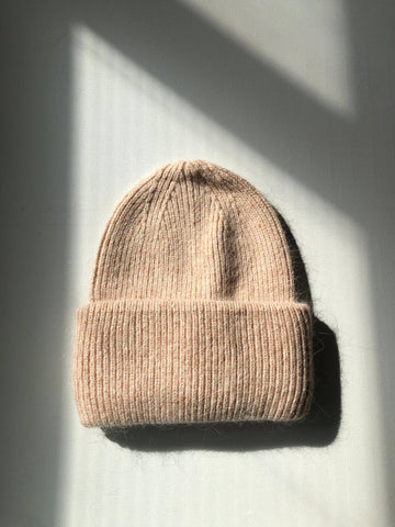 2024 ROYAL ANGORA BEANIE - neutral: Oat