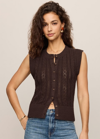 Cabot Crochet Vest