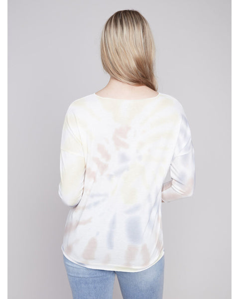 TIE DYE LONE SLEEVE TOP