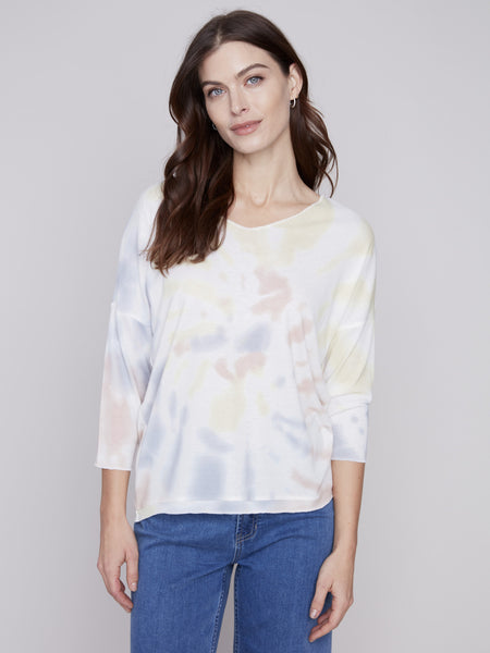 TIE DYE LONE SLEEVE TOP