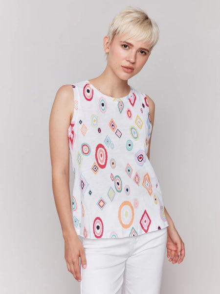 Printed Organic Cotton Sleeveless Top (Copy)