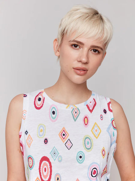Printed Organic Cotton Sleeveless Top (Copy)