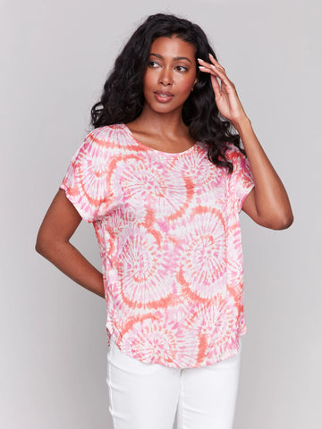 Tie Dye Dolman Top