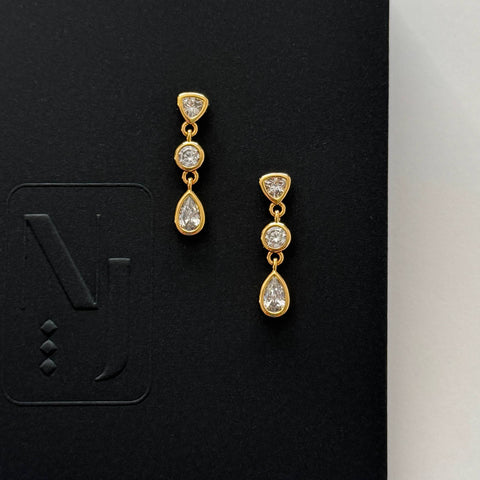 Namra Earrings- Gold