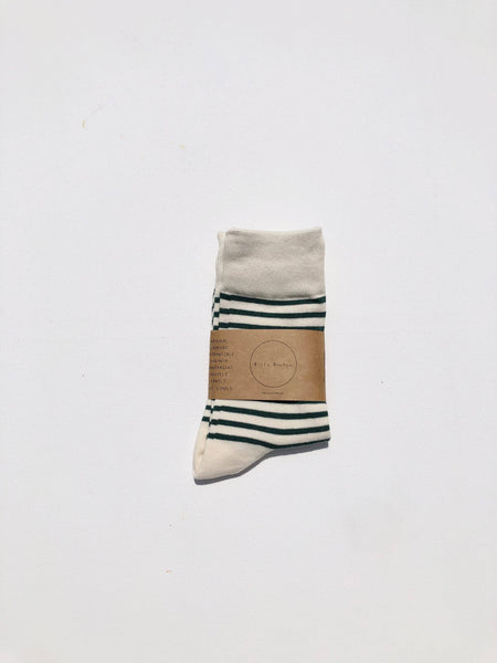COLOR STRIPE SOCKS: Mustard