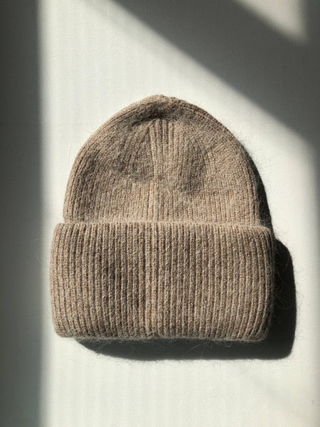 2024 ROYAL ANGORA BEANIE - neutral: Oat