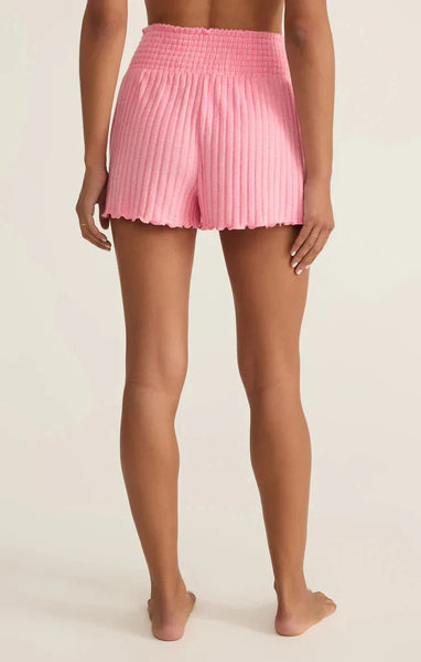 DAWN SMOCKED RIB SHORT