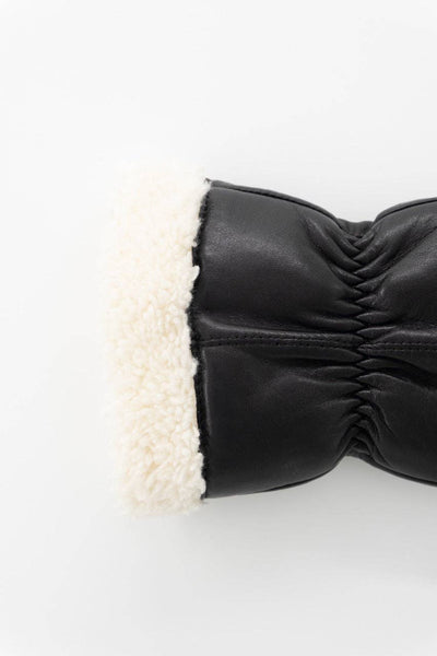 COLWOOD LEATHER MITTENS - Black
