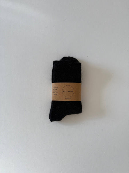 ANGORA WOOL SOCKS - neutral: Light gray