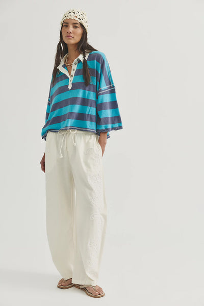 Auggie Oversized Polo Tee