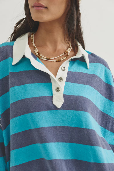 Auggie Oversized Polo Tee