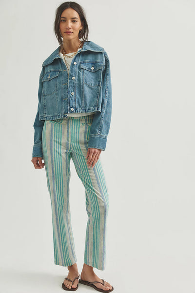 Side To Side Denim Jacket