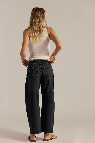 Deep Trance Dropped Boyfriend Jeans