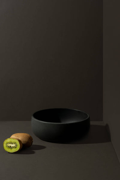 Handmade Stoneware Appetizer Bowl | Coupelle Ewa 34 Oz: Matte White