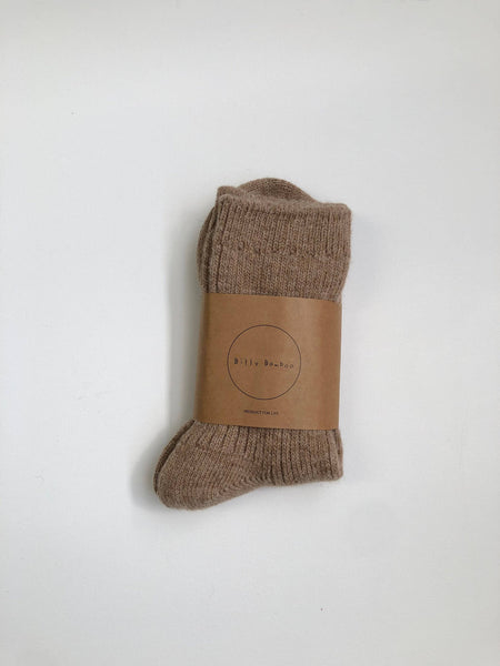 ICELAND WOOL SOCKS - neutral: Oat