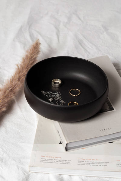 Handmade Stoneware Tapas Bowl | Ewa 5.9": Matte White