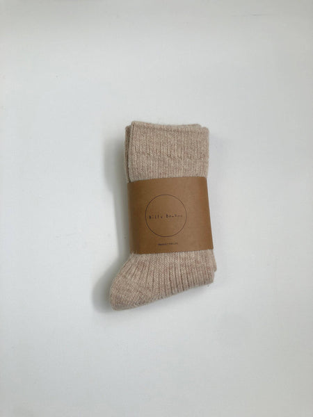 ICELAND WOOL SOCKS - neutral: Oat