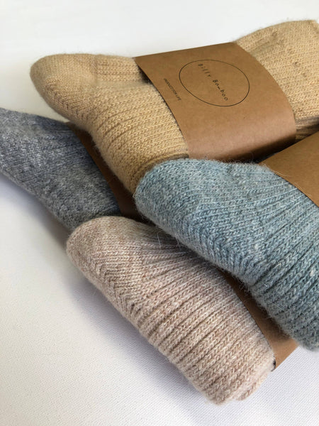 ICELAND WOOL SOCKS - neutral: Oat