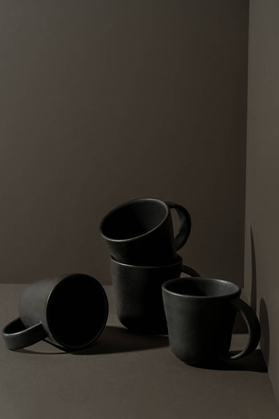 Handcrafted Stoneware Coffee & Tea Mug | Osun 10 oz: Matte White