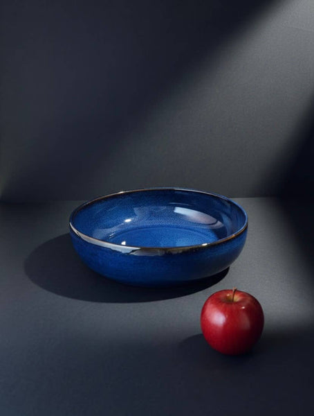 Handmade Stoneware Appetizer Bowl | Coupelle Ewa 34 Oz: Matte White
