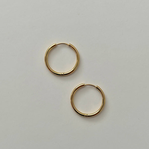Minimal Hoops 2.0-22mm: Silver