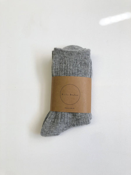 ICELAND WOOL SOCKS - neutral: Gray mélange