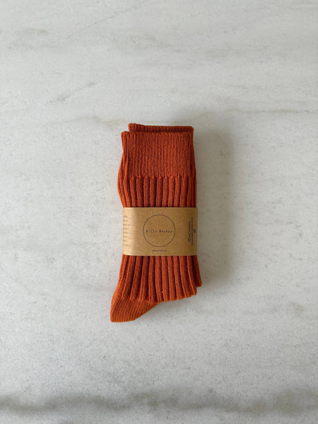 RIBBED COTTON HIGH SOCKS - pastel: Avocado