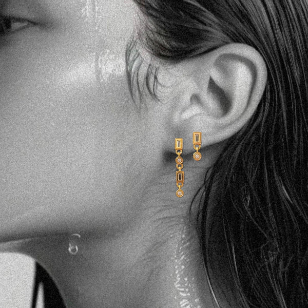 Samra Earrings- Gold